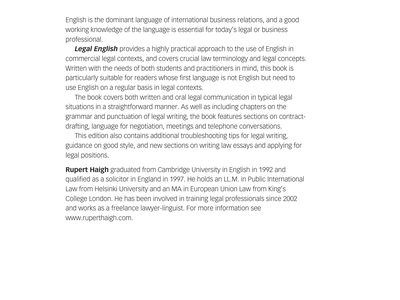 Translation work — Cuốn sách Tiếng Anh chuyên ngành pháp lý