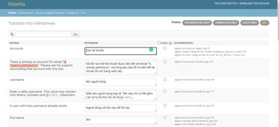 Translation work — App SPOON CountMeIn
