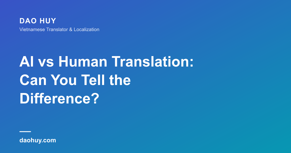 Traduction IA ou traduction humaine : sauriez-vous faire la différence ?